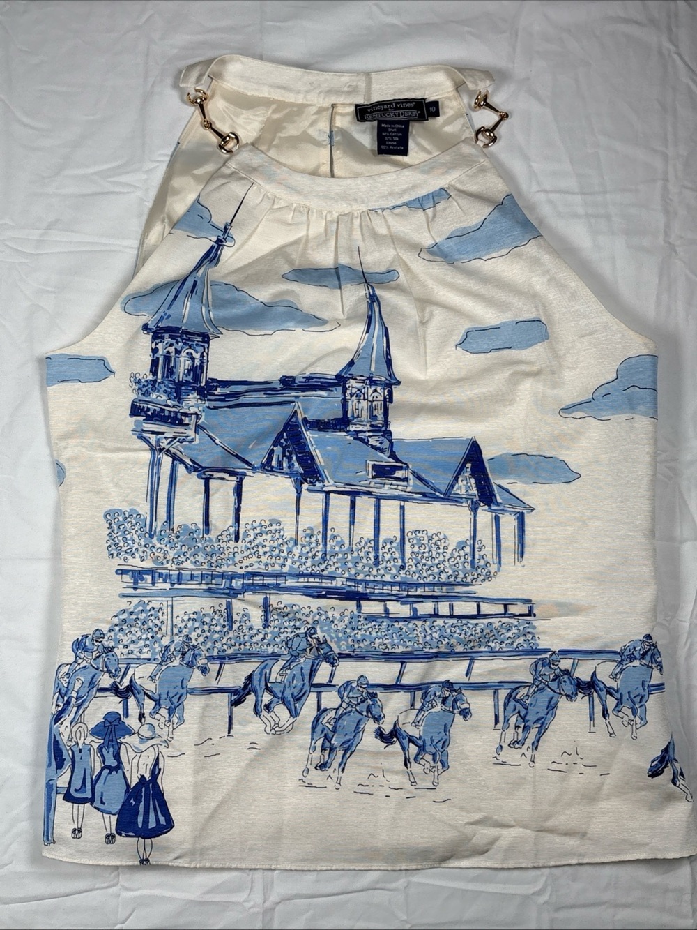 Vineyard Vines Kentucky Derby Lines Shift Dress